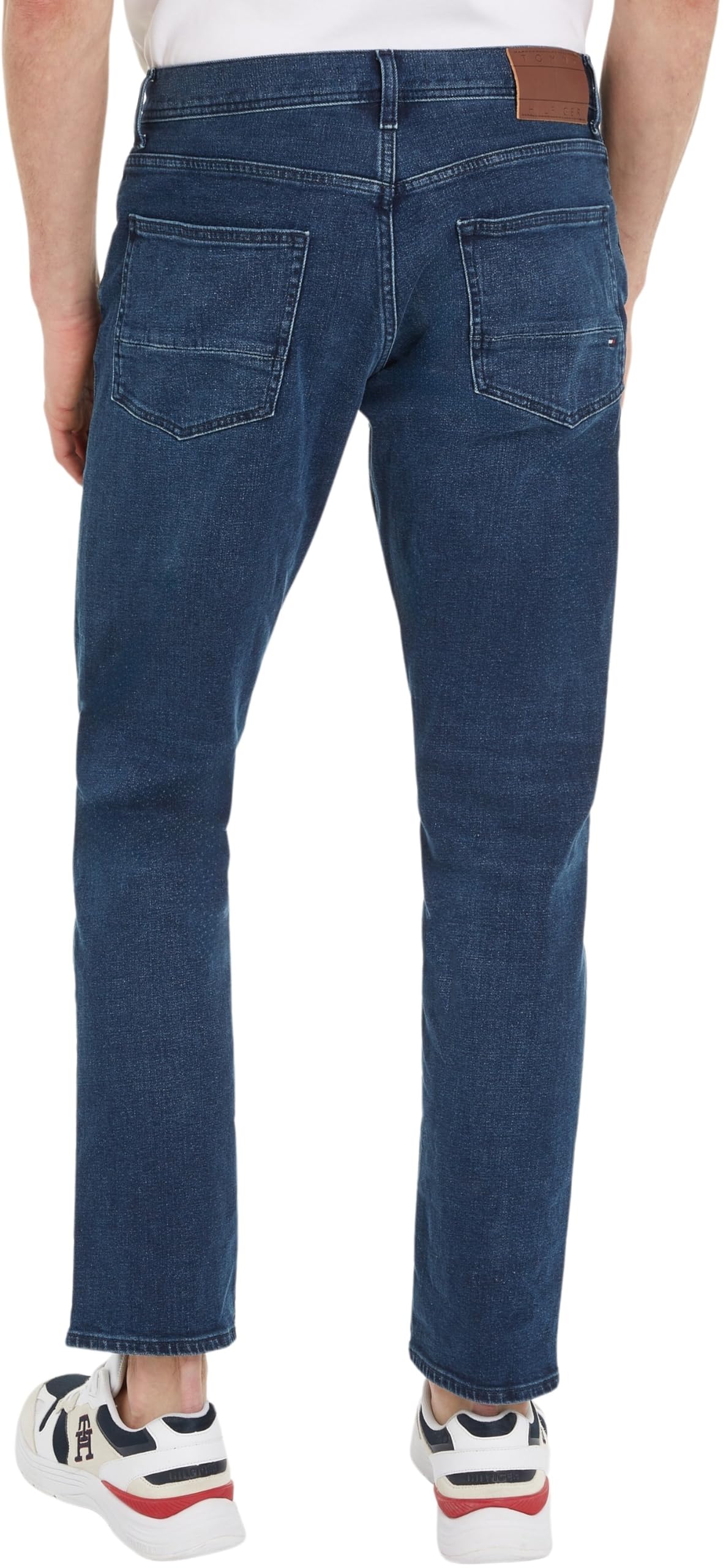 Tommy Hilfiger Herren Jeans Hose Regular Straight Fit, Blau (Bridger Indigo), 29W/34L – Ansicht 2
