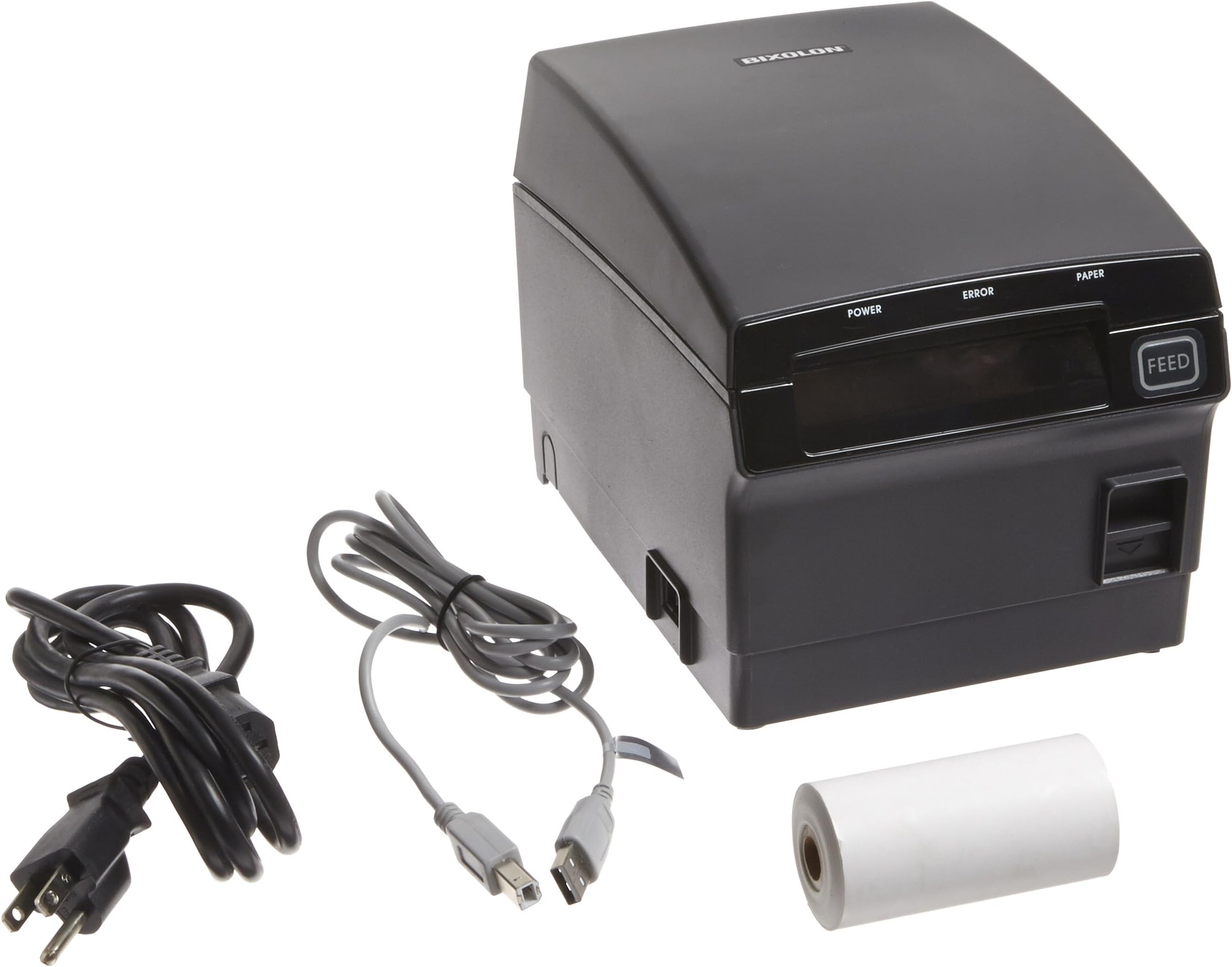 BixolonSRP-F310 Waterproof Monochrome Desktop Direct Thermal Receipt Printer With Parallel, USB, Ethernet Interface, 10.63 in/s Print Speed, 180 dpi Print Resolution, 2.83" Print Width, 24 VAC, Black