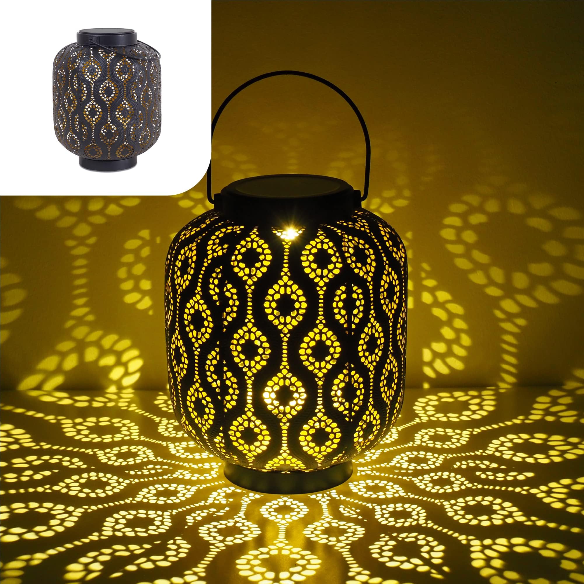 Gadgy Moroccan Solar Lantern Solar Table Lights Outdoor Garden Moroccan Solar Light Garden