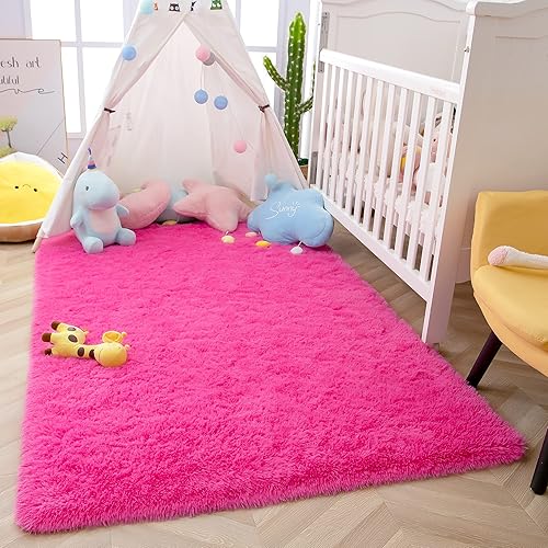 Miniatura 95 de Rostyle - Alfombras suaves y esponjosas para el dormitorio, sala de estar, alfombras peludas, alfombra de Navidad para niñas, niños, alfombras