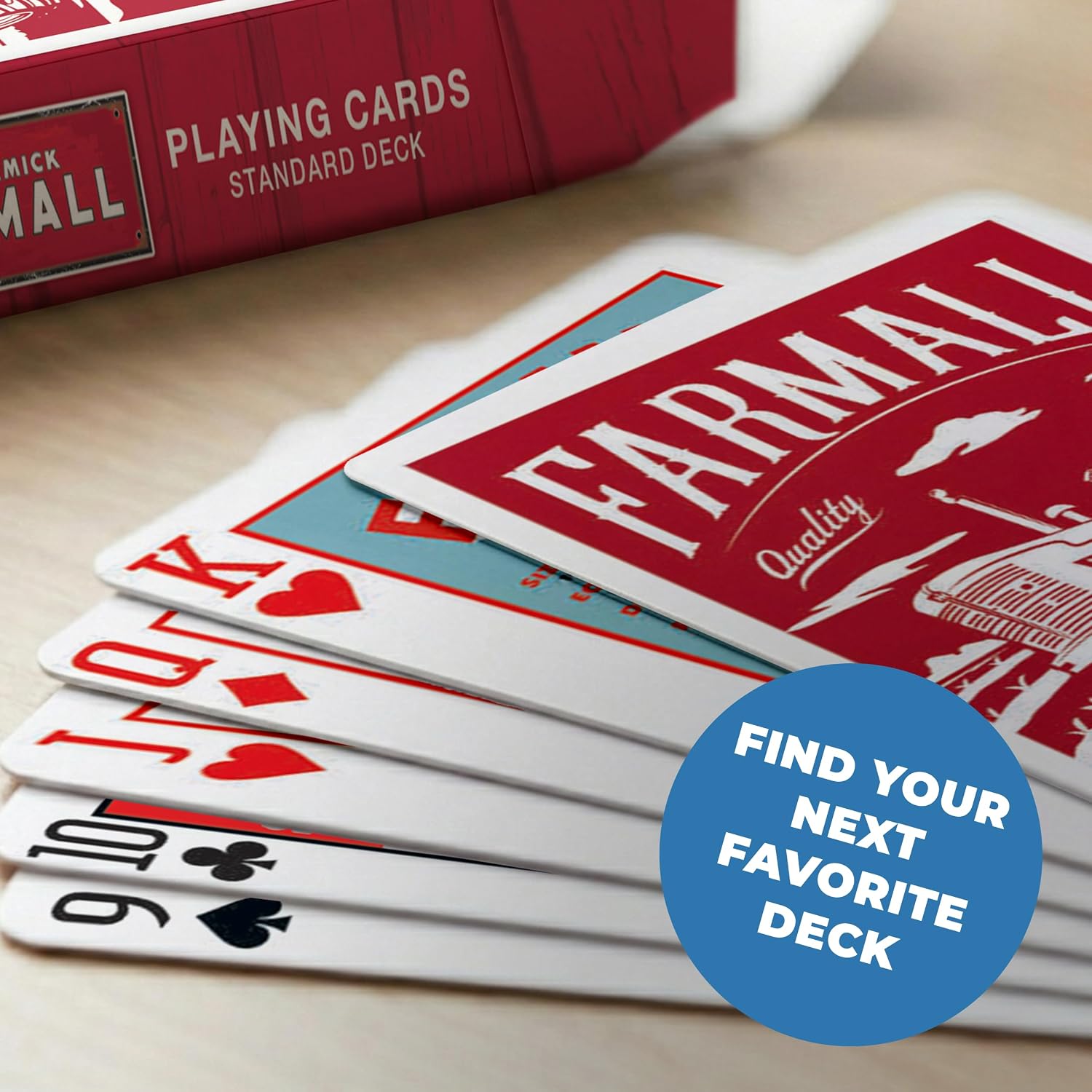 Masterpieces 92105: Farmall Case Ih - Playing Cards - Premium Quality, Educational, and Fun Activity for Kids and Families - Great Gift Idea for Holidays, Birthdays, and Everyday Playtime