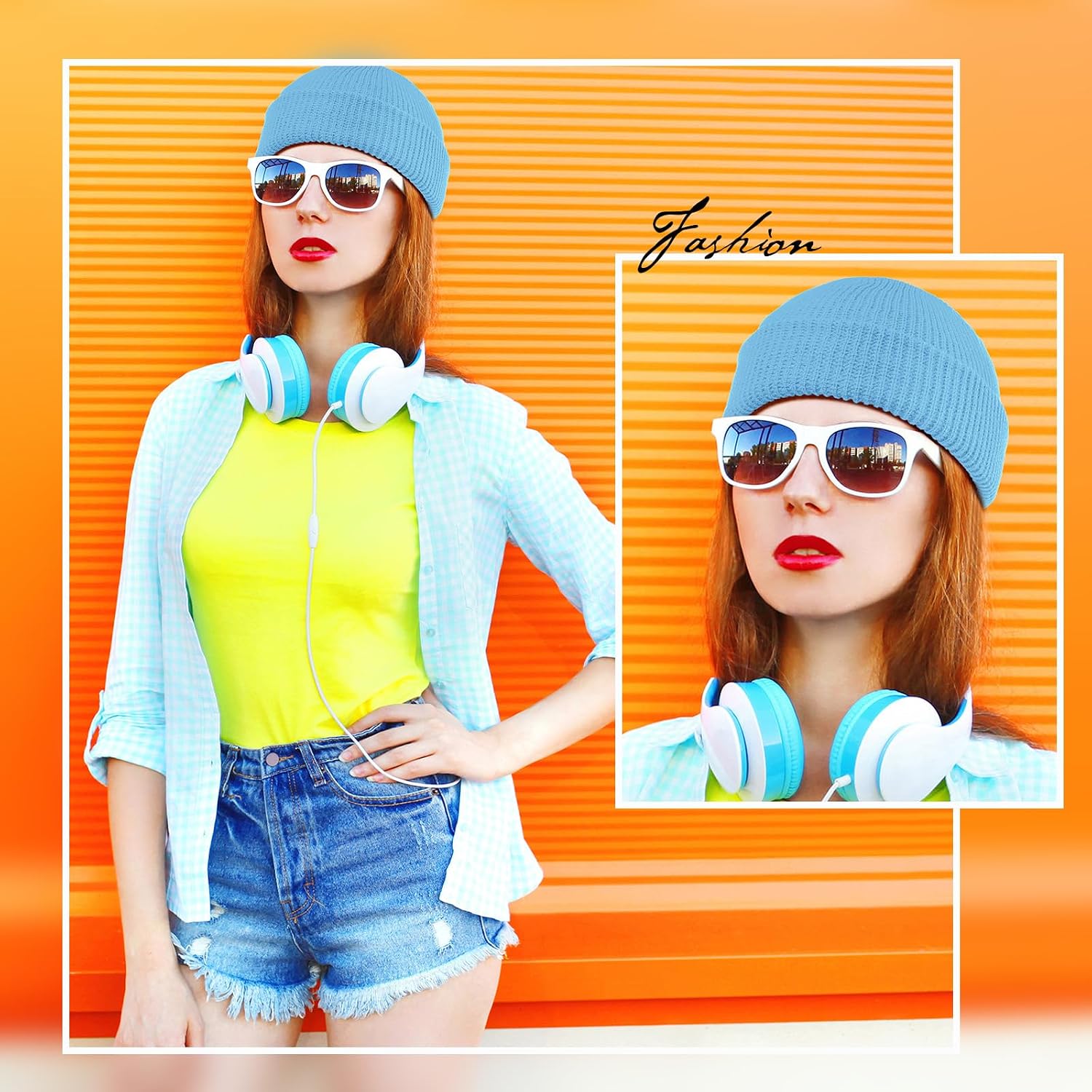 SATINIOR Trawler Beanie Watch Hat Roll-up Edge Skullcap Fisherman Beanie for Women Men image 4