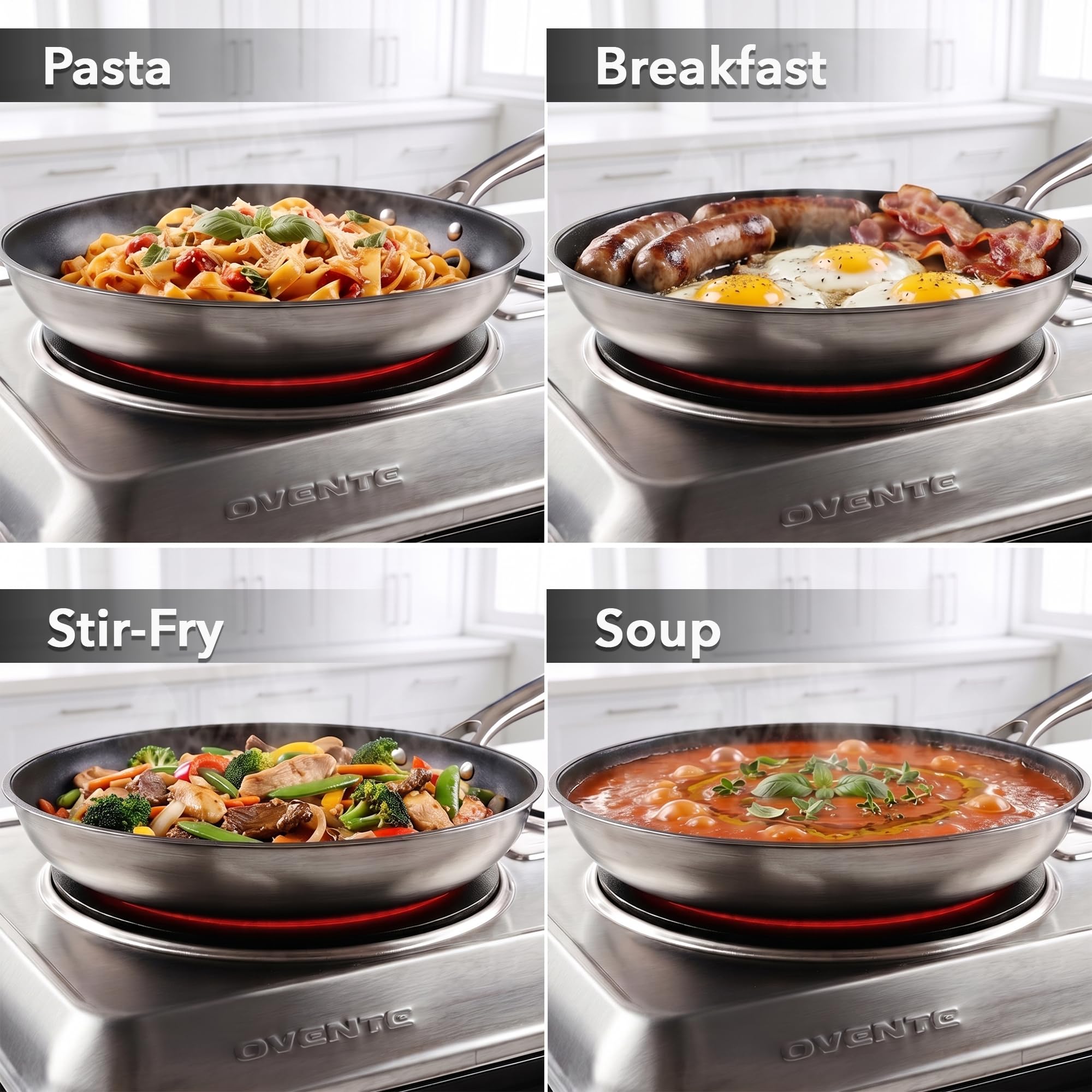 Ovente Countertop Burner - Portable Induction Cooktop -7