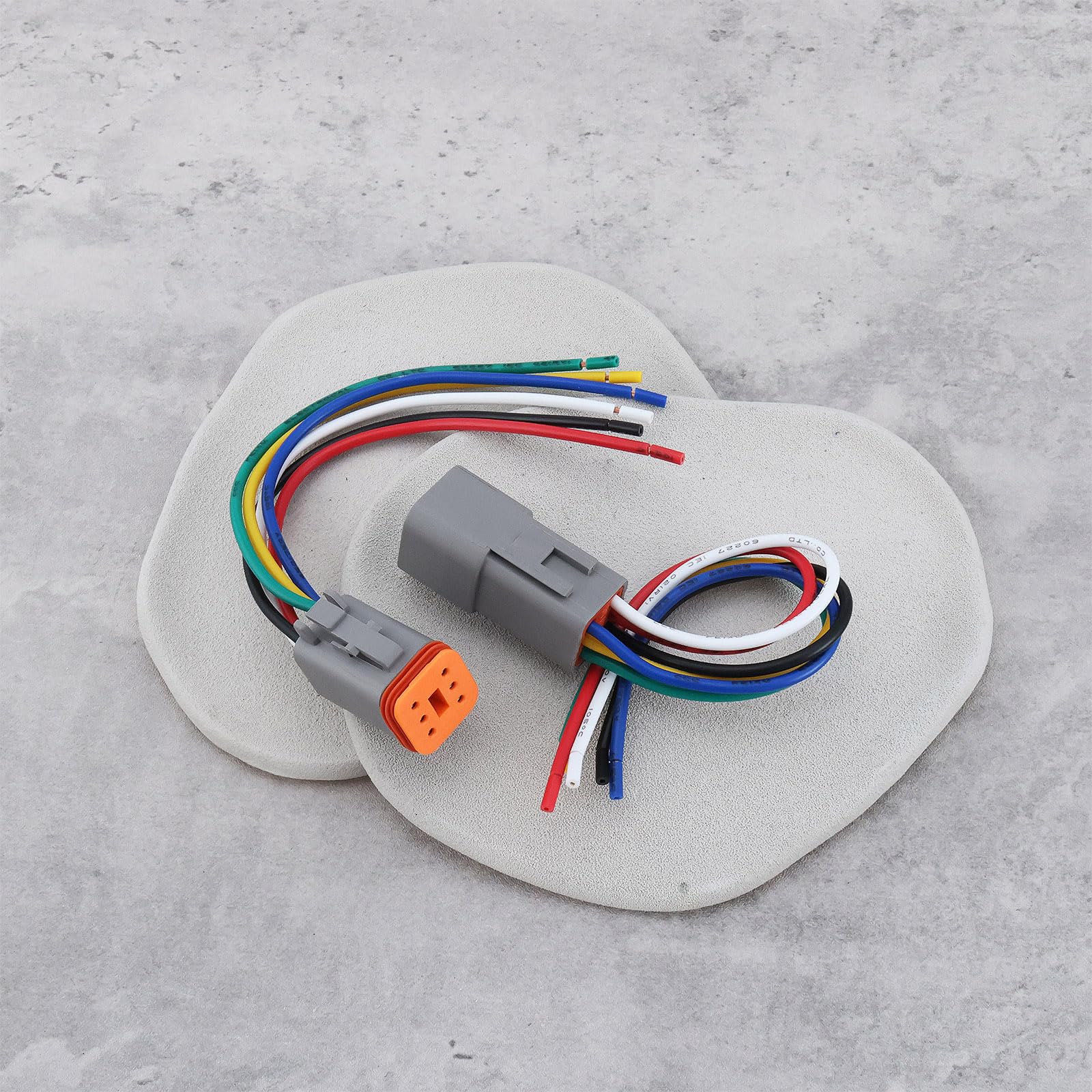 2 paia di connettori maschio femmina a 6 pin, 15 cm, compatibili con Deutsch DT per auto, camion, marina