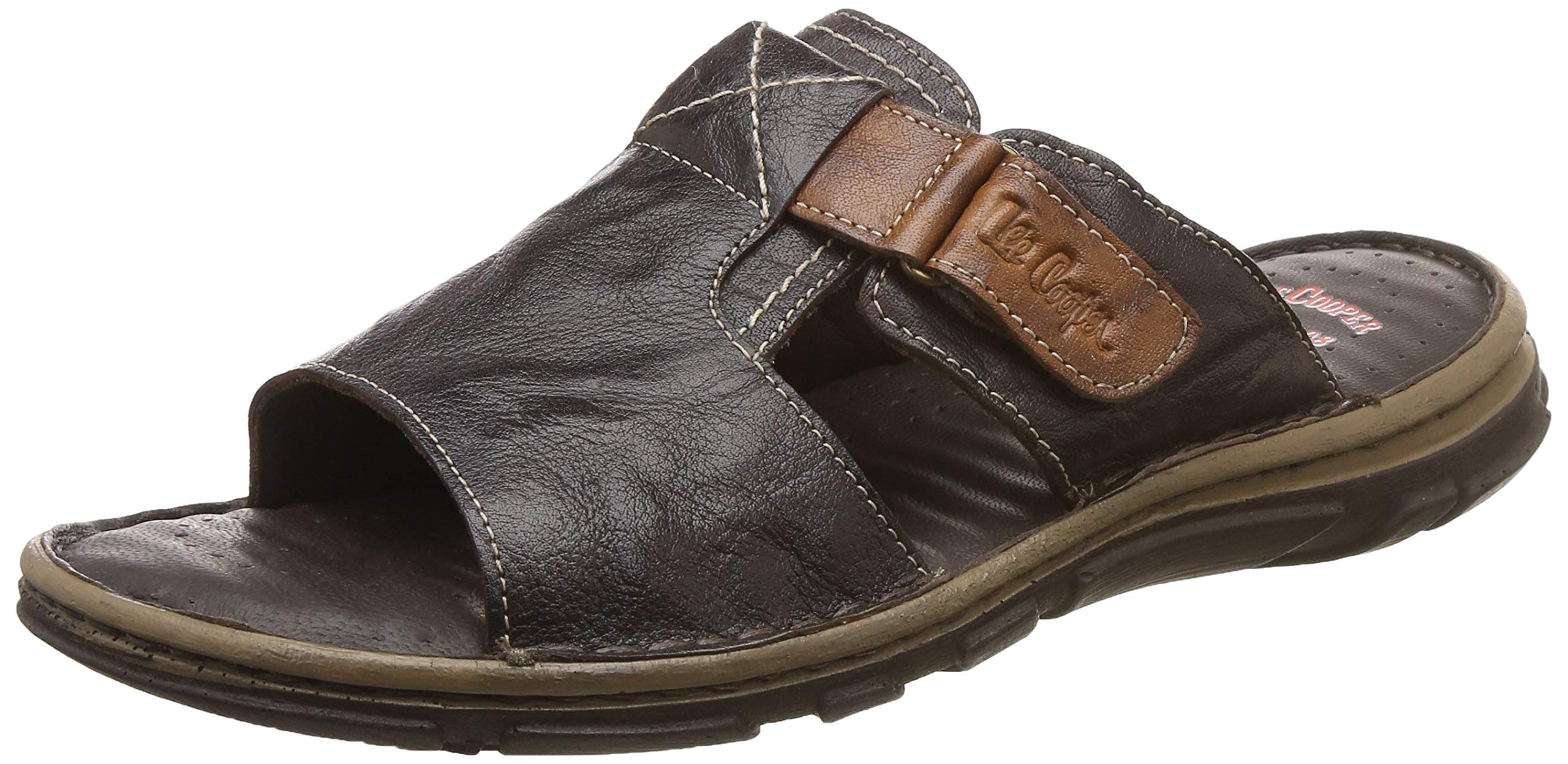 Lee Cooper Mens Brown Leather Flip Flops Thong Sandals-40 UK (LC1975BR) (B07JM68WFJ) Amazon Price History, Amazon Price Tracker