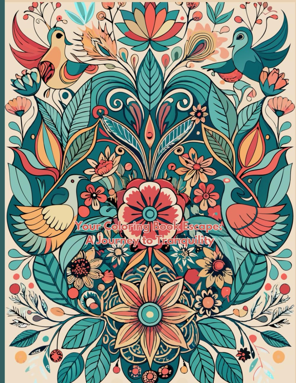 Your Coloring Book Escape: A Journey to Tranquility: Coloring Pages to Calm Your Mind and Spark Your Creativity
