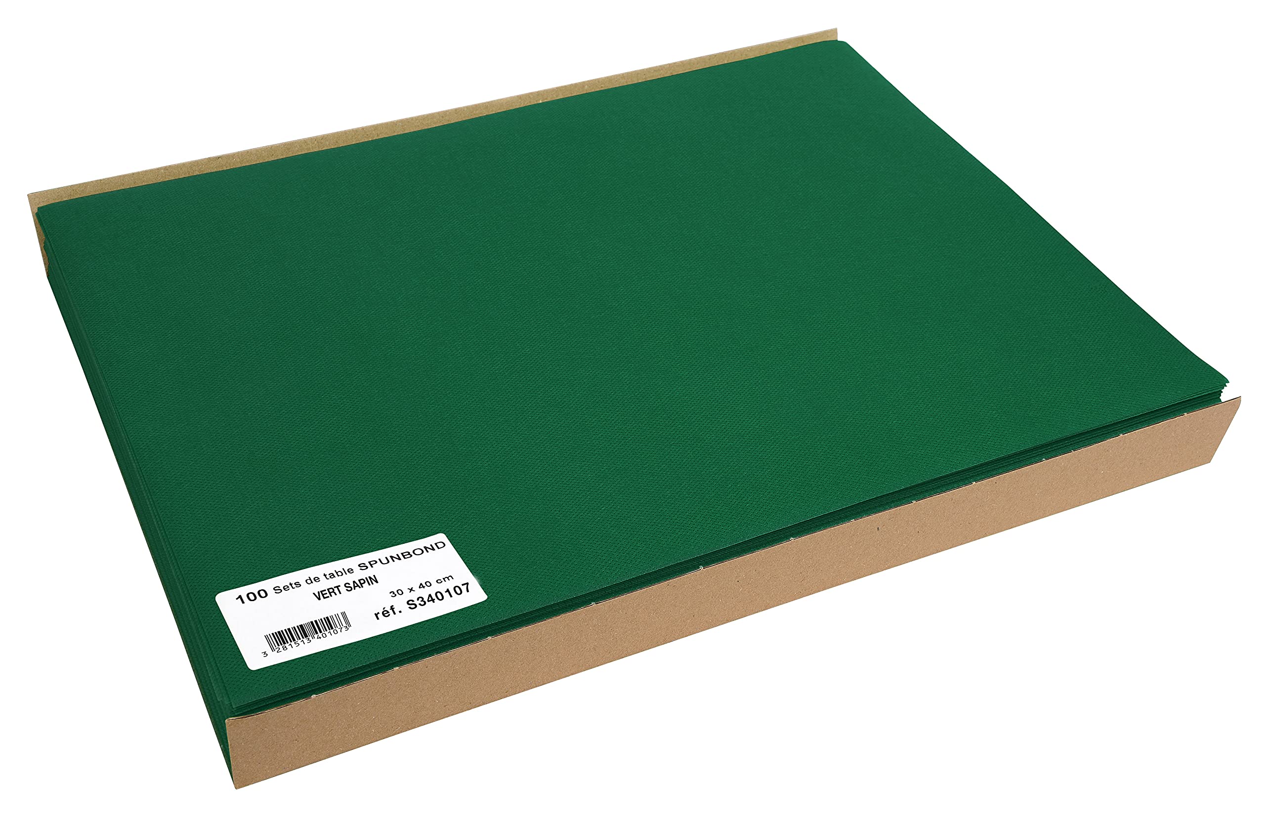 spun bound non-woven placemat, Tear-proof, water-repellent and wipe able fabric, Size 30X40, Made in France - Image 2
