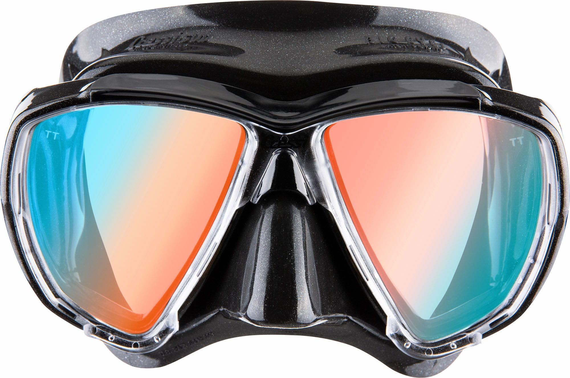 CRESSI Big Eyes - Einzelne Maske Big Eyes oder Combo Set Maske + Schnorchel UD zum Tauchen und Schnorcheln, Einheitsgröße, Erwachsene