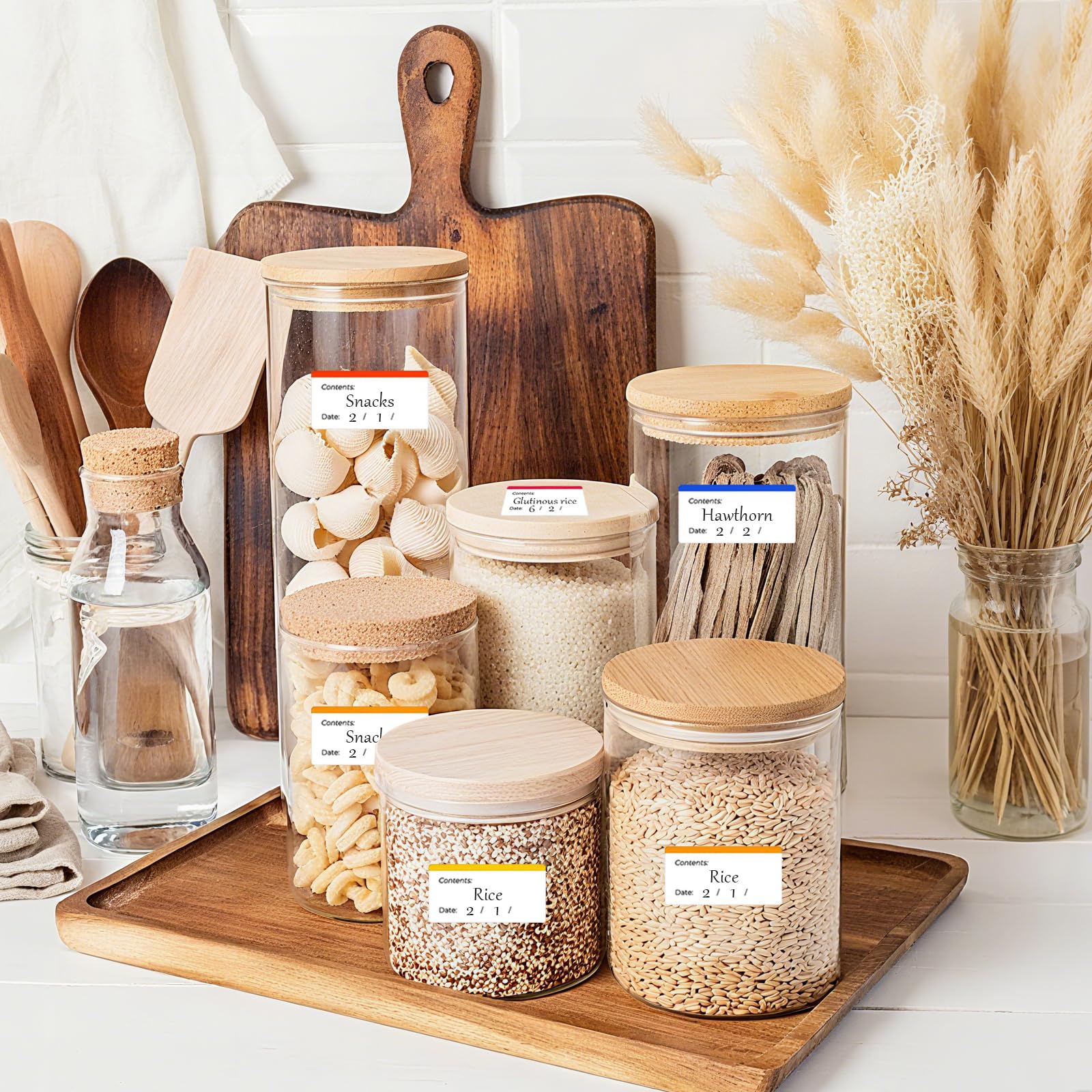 Gefrieretiketten 300 Stück 6x3cm Ablösbare Klebeetiketten Bunt Lebensmitteldatum Etiketten