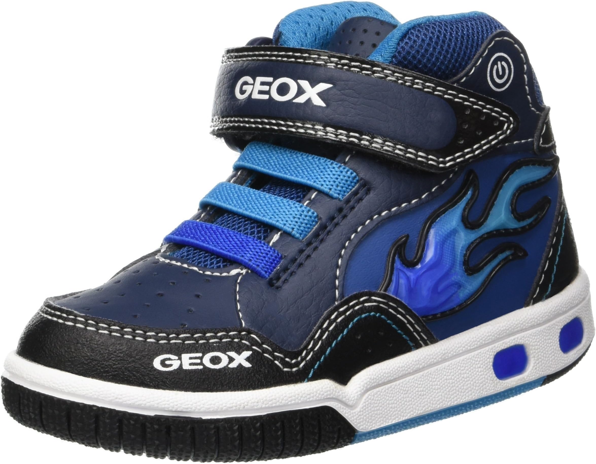 Geox Boy's Jr Gregg C Hi-Top Trainers