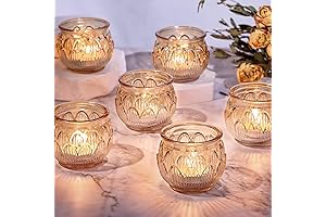Round Votive Candle Holders Bulk Pack of 12PCS