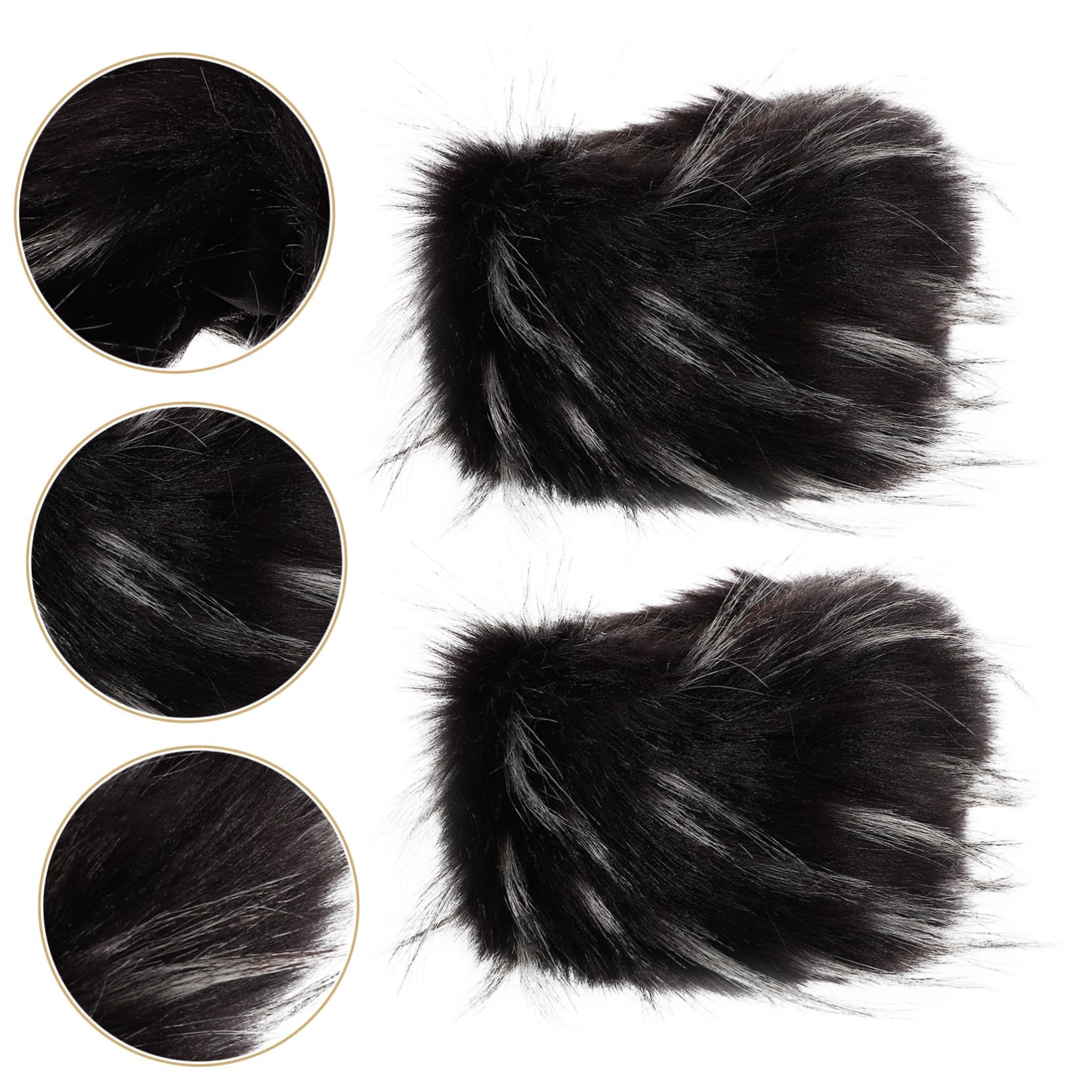 VALICLUD 10piezas Muñequera De Invierno Fuzzy Para Mujer Calentadores De Muñeca y Cálidos Protector De Muñeca Para Actividades Frío