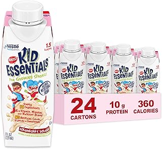 Sponsored Ad - BOOST KID ESSENTIALS 1.5, Strawberry Splash, 8 Fl oz (Pack of 24)
