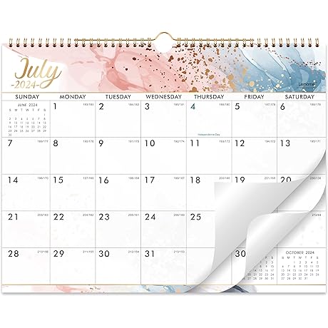 Lemome Wall Calendar 2024-2025: Staying Organized and Productive All Year Round