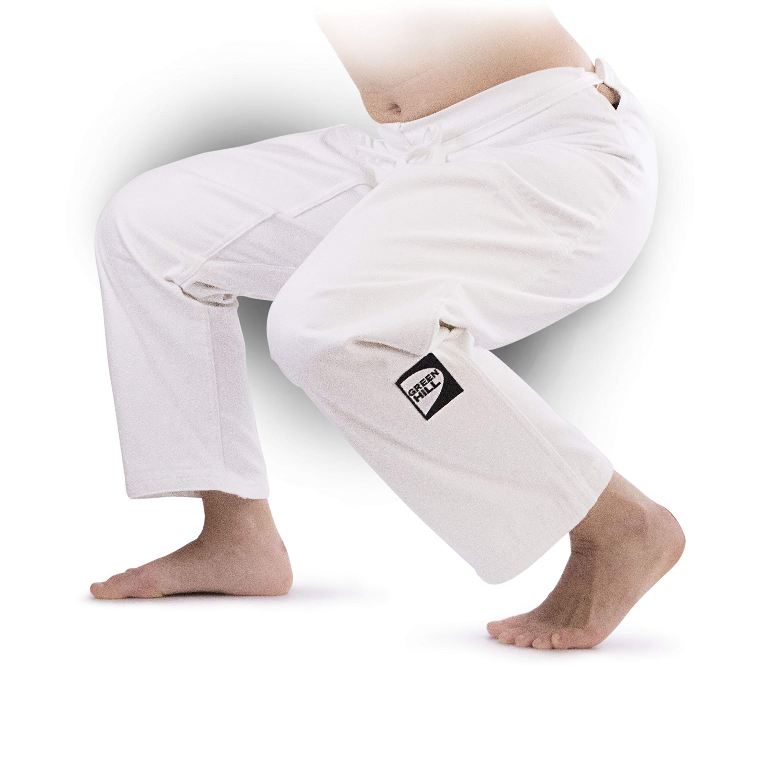 GREEN HILL Pantaloni Judo GI IJF Approved Trousers Greenhill Nuova Vestibilita'