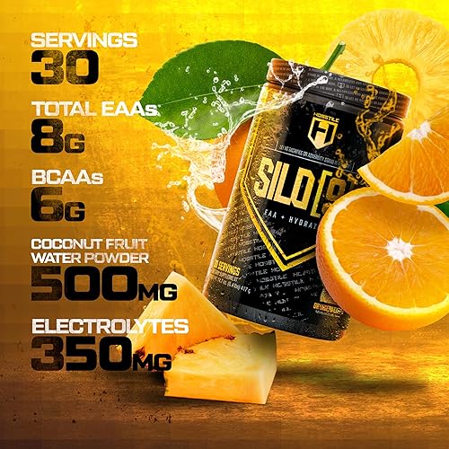 Miniatura 4 de HOSSTILE SILO [9] EAA + polvo de hidratación: aminoácidos esenciales con electrolitos, polvo de entrenamiento intra-EAA BCAA y recuperación después