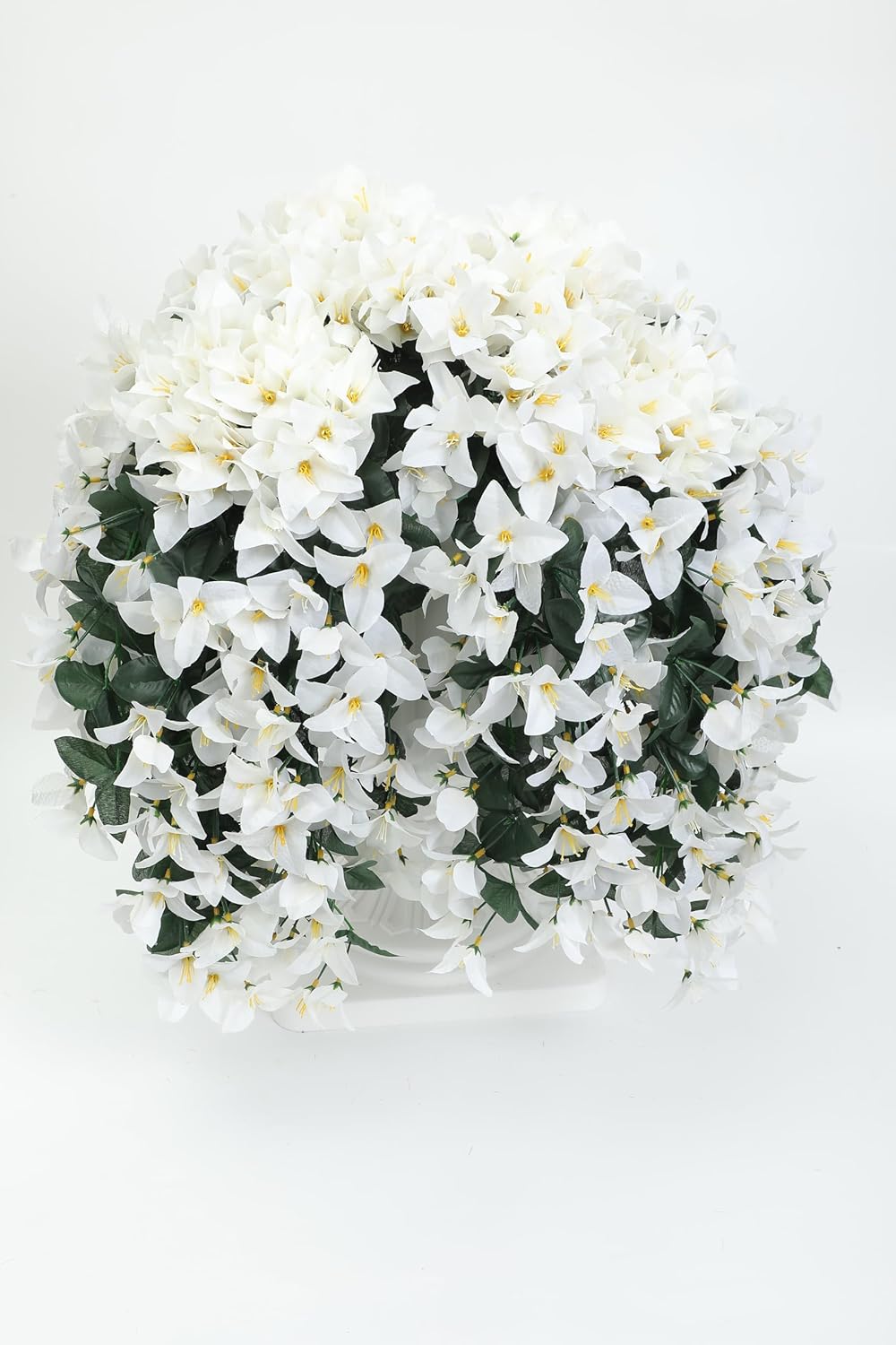 Fake Bougainvillea Artificial Flowers for Outdoor Plants Decorations 2 Pcs Red Faux Bougainvillea Vines UV Resistant Silk Fake Flowers for Front Door Porch Planter Urn Patio