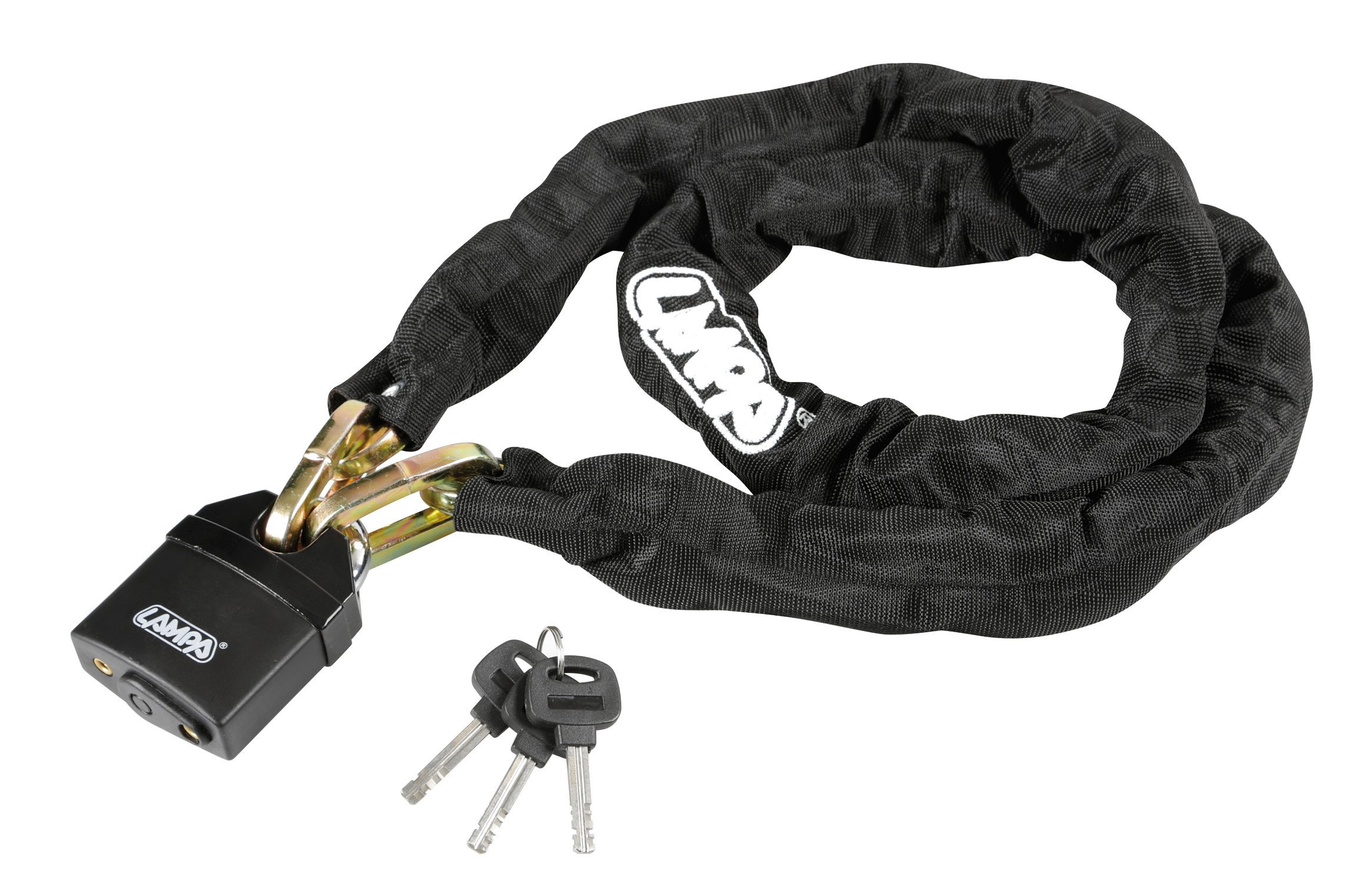 Parlock 3ft Lunghezza 5/16 Acciaio – Lucchetto A Catena Montabile Per Bici – NUOVO (9297837)