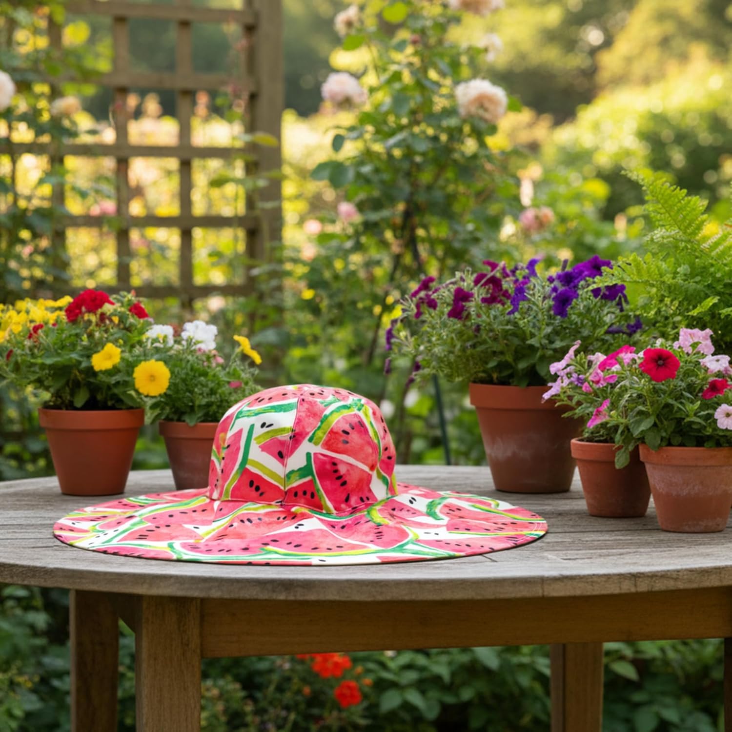 Martelli No Slip Brim Hat Template Set, Fall Hat Pattern - Sewing Quilting Project - Garden Hat Sewing Pattern & Template Set