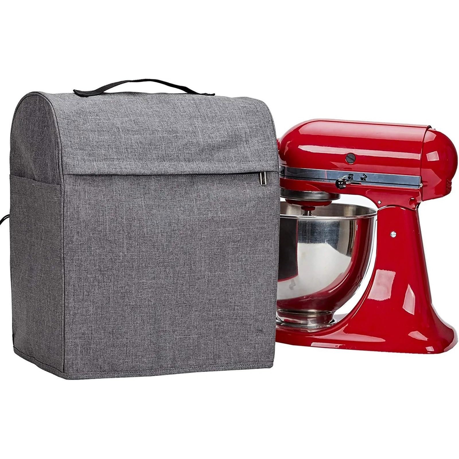 Abdeckung FüR Mixer Mixer Abdeckung Fall Küchenmaschine Wasserdicht Beständig Stand Staub Tragbare Leicht Zu Reinigen Gadget Werkzeug(White 36x23x36cm)