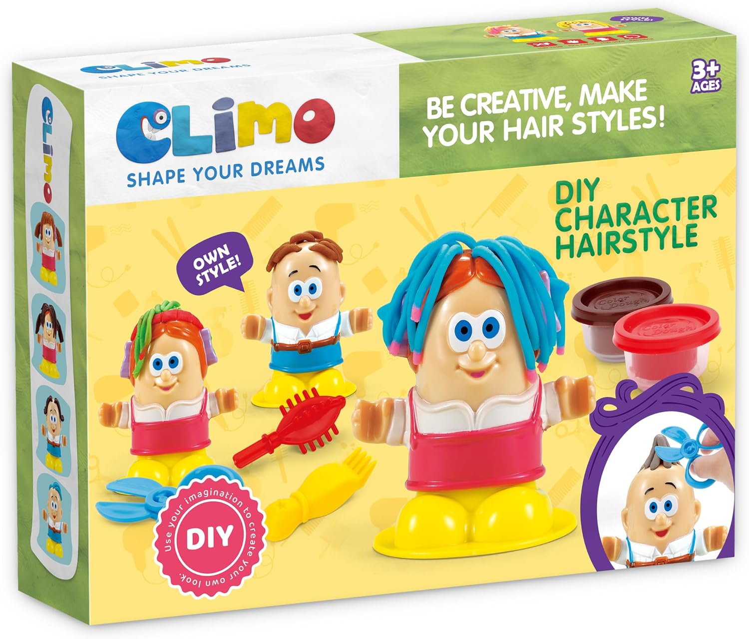 Top Best Top Best Premium Best Best Exclusive | CLIMO - Color Clay Hairdresser Play Set | DIY Salo... | 2026