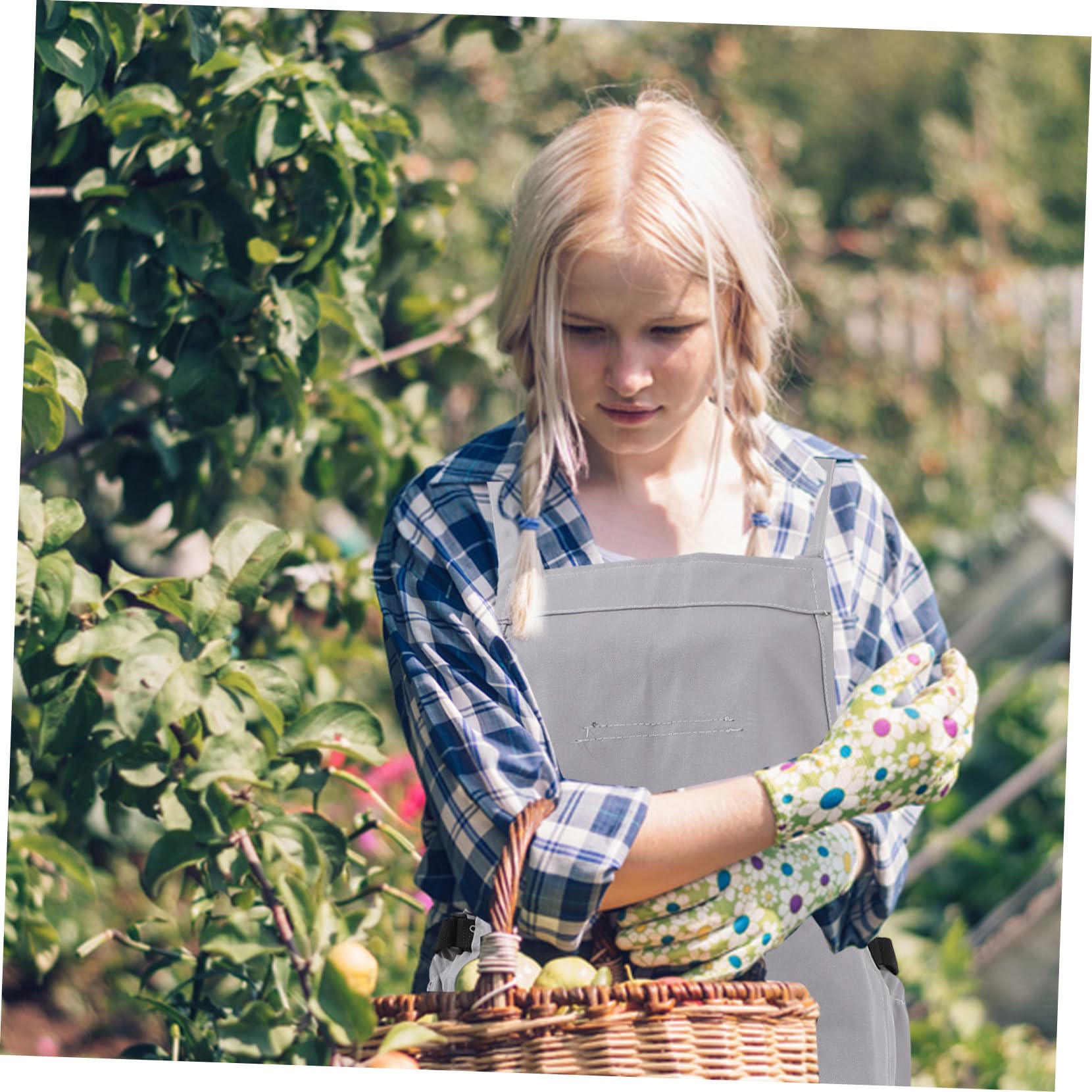 Einstellbare Ernteschürze Oxford Großen Taschen Praktische Schürze Für Obst Und Gemüseernte Und Komfortabel Für Gartenarbeit Und Erntearbeiten