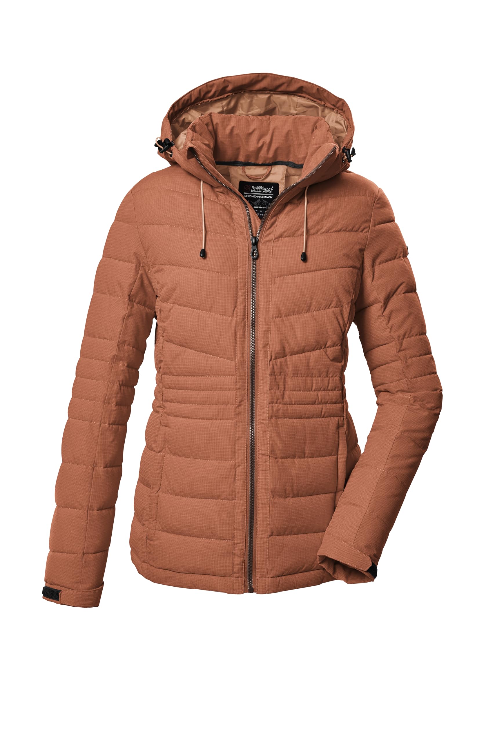 Killtec Damen Kow 10 Wmn Qltd Jckt Steppjacke/Jacke in Daunenoptik mit Kapuze