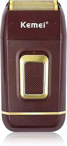 Miniatura 7 de KEMEI Afeitadora eléctrica profesional de doble lámina para hombres maquinillas de afeitar eléctricas suministros de peluquería para cabello y barba