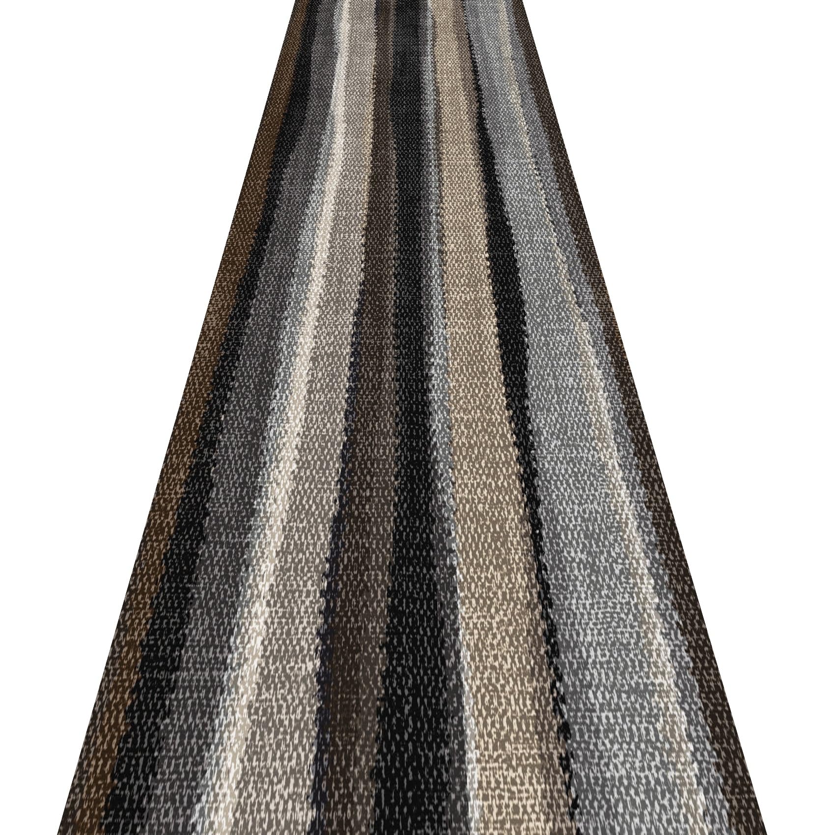 CUIMEI Dirt Trapper 100 x 350 cm Non-slip Durable Carpet Runner Runway Rug with Non-Slip Rubber Backed for Every Season, Grey B — image 1