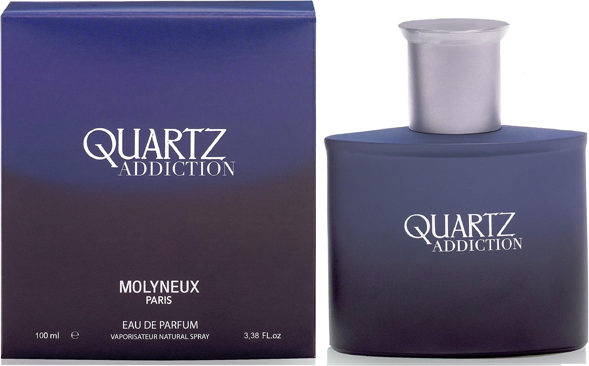 Quartz Addiction Eau De Parfum Spray 3.4 oz for Men