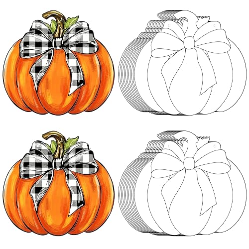 24 Pcs Fall Coloring Wreath Crafts Color Your Own Fall