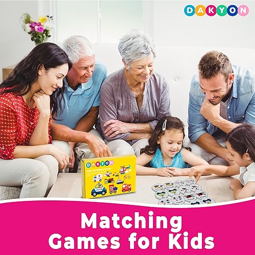 Miniatura 4 de DAKYON Juego de memoria de madera Montessori para niños pequeños, regalo para niños y niñas de 3, 4, 5 años, juguetes educativos de inteligencia y