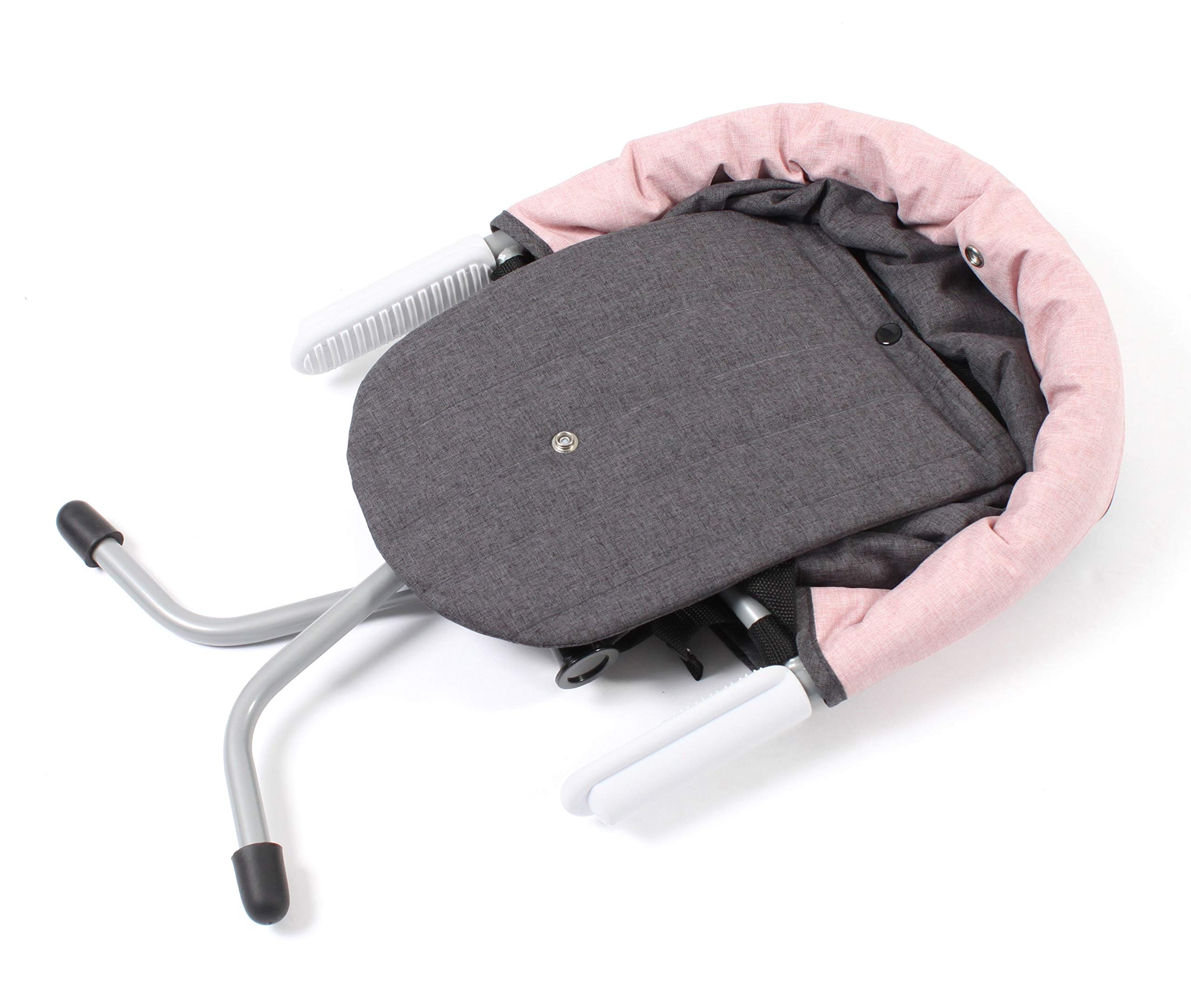 CHIC 4 BABY 351 67 - Seggiolino da tavolo Relax, grigio scuro-rosa
