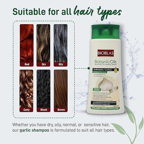 Miniatura 4 de Champú de ajo – Fórmula de crecimiento del cabello inodoro y sin perfume para hombres y mujeres – Tratamiento clarificador para limpiar raíces y