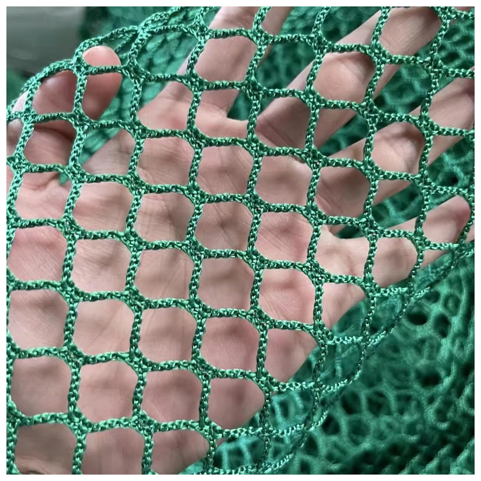 Filet de corde carré vert 3mm pour cabane et sécurité de 2x10m