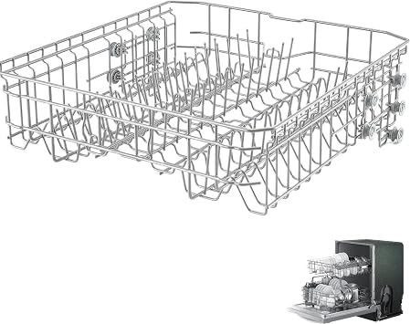 2026 UpgradedDD82-01074A Middle DishRack 20.6D*22.4W Assembly Dishwasher Replacement - Fit For Samsung Dishwasher Parts DW80R5061,DW80R5060,DW80K7050UG,DW80K5050US Series