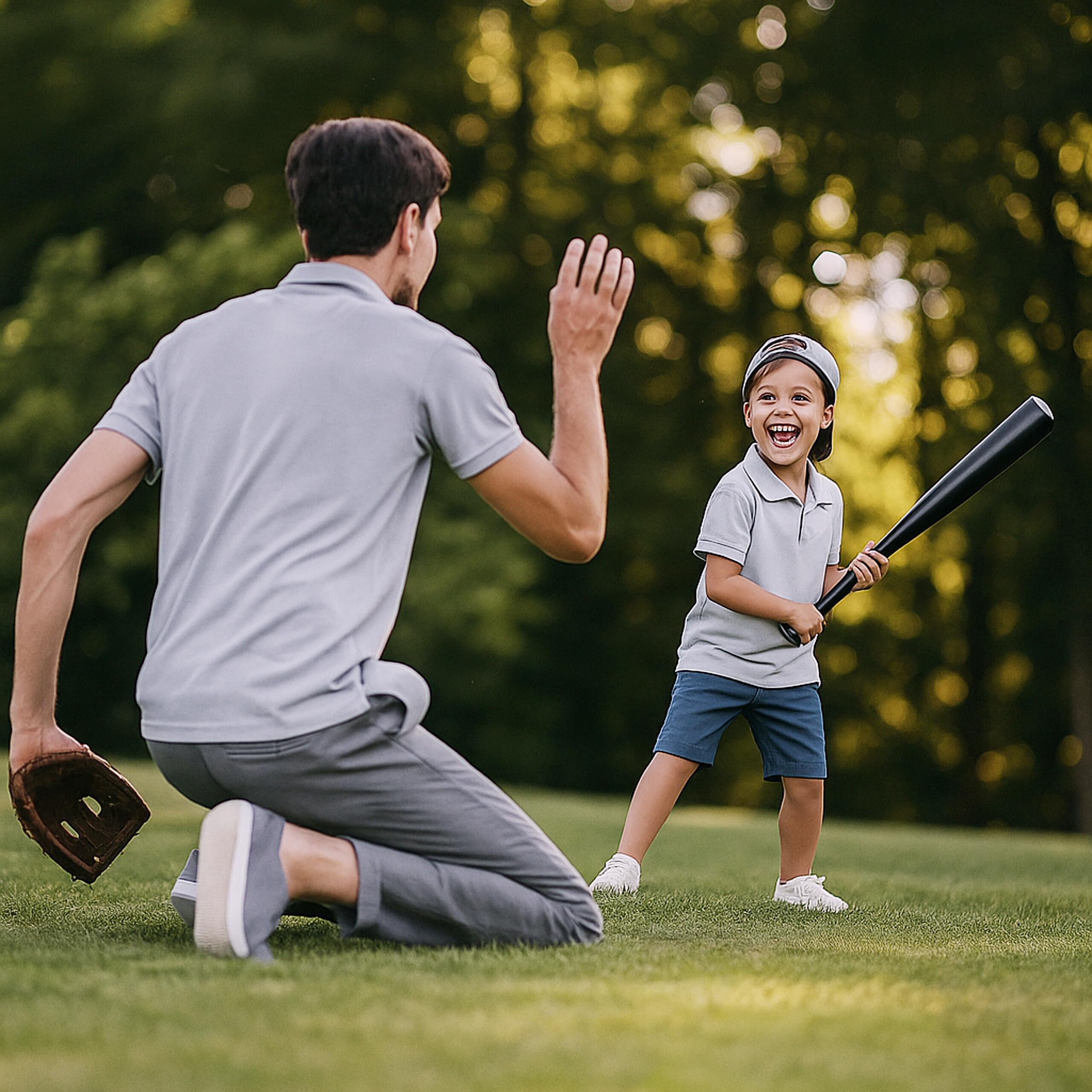 Relaxdays Batte de Baseball Aluminium Plastique 18"
