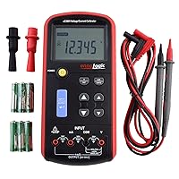 Vista 1 de eC380V Volt mA Loop Process Calibrator by ennoLogic - 0-20V and 4-20mA Signal Generator, Portable Precision Volt/mV/mA Generator and Meter for