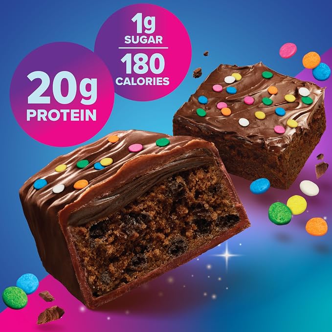 Barras de Proteína Pure Protein Birthday Cake y Galactic Brownie Pack 12 miniatura 6