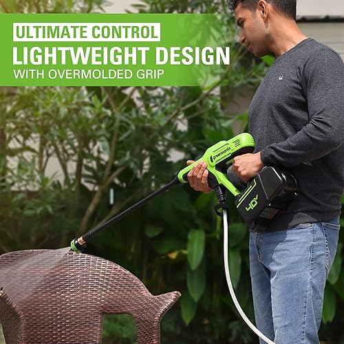 Miniatura 5 de Greenworks Limpiador eléctrico de 40 V (600 PSI 0.8 GPM), solo herramienta