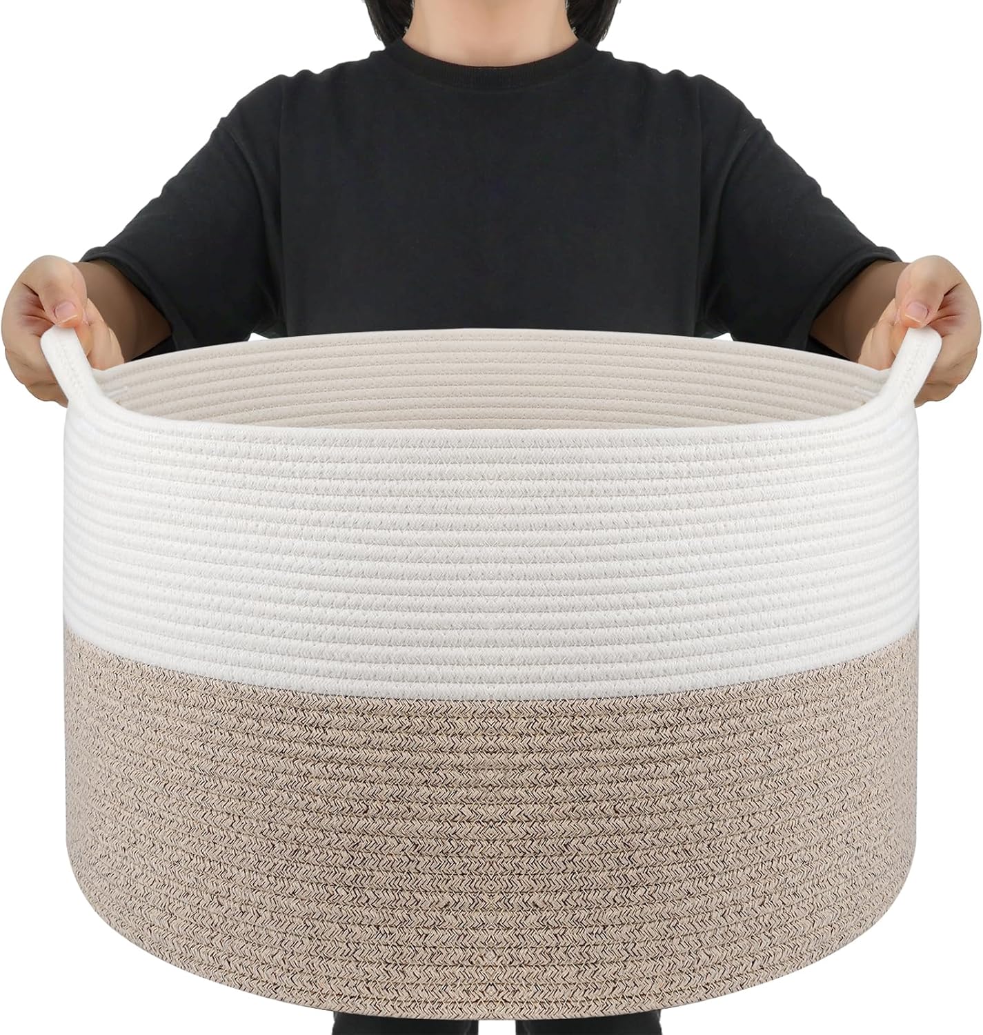 Baskets Storage Organization Maliton Extra Large Cotton Rope Basket 22