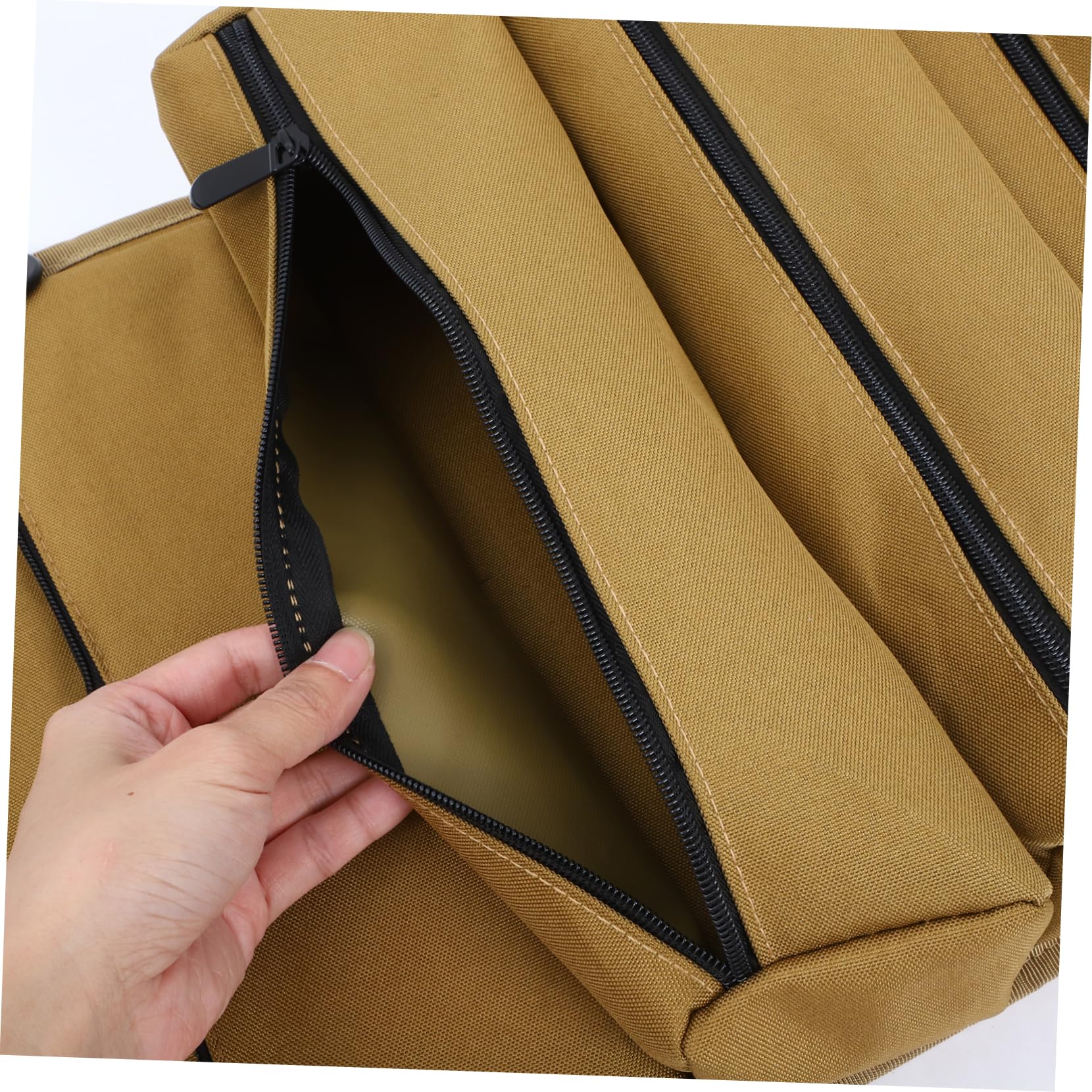 Angoily Bolsa Portaherramientas Enrollable de Tela Oxford, Portátil Gran Capacidad, con Múltiples Bolsillos y Compartimentos para Mecánicos
