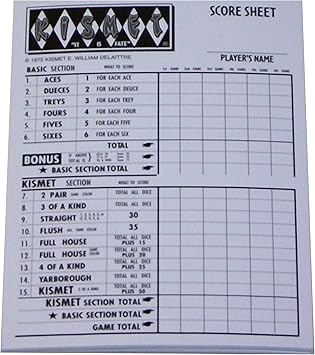 endless games kismet dice game replacement scorepads accessories amazon canada