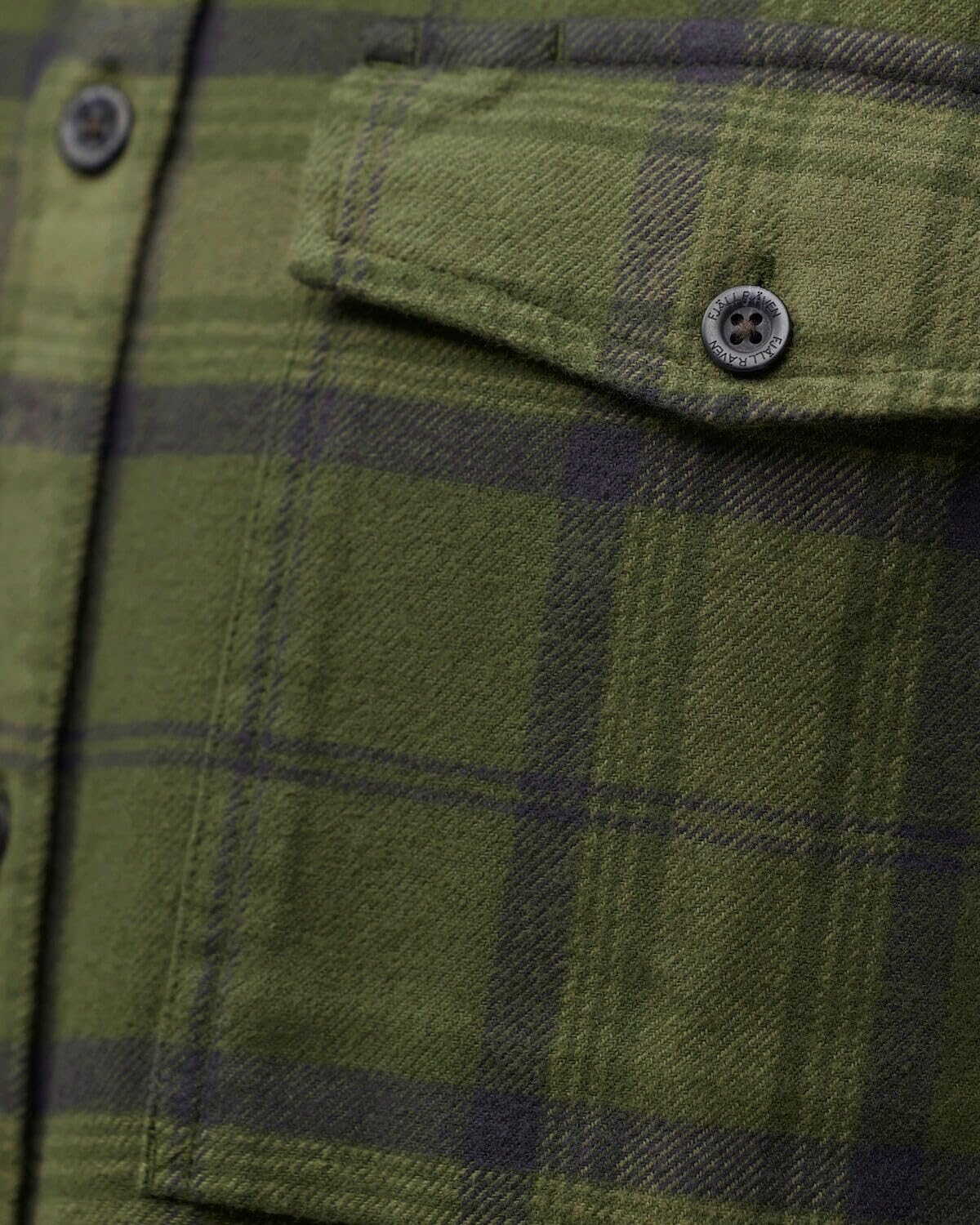 Fjällräven Övik Twill M T-shirt męski, Deep Forest/Green, XXL