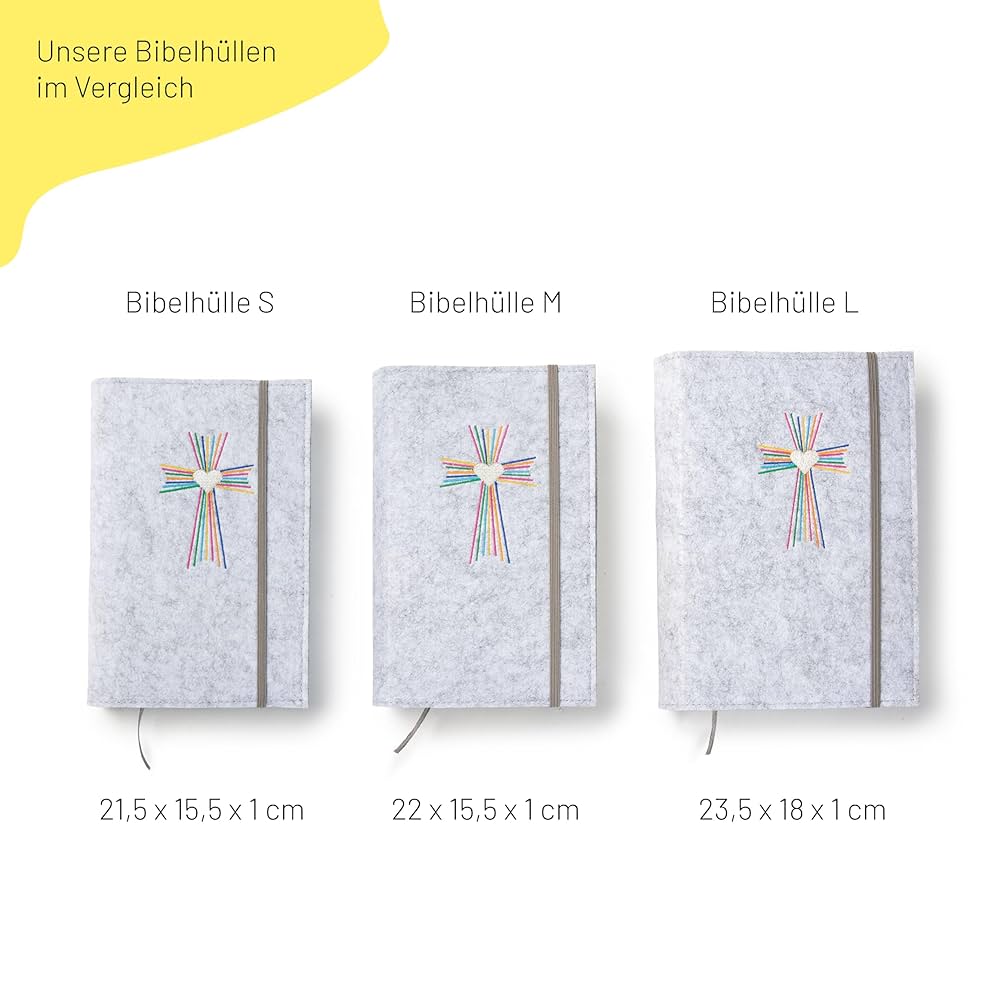 Cover Per Bibbia Motivo Floreale - Con Maniglia E Cerniera, Tasca Interna, Regalo Per Donne Religiose - Foto 6