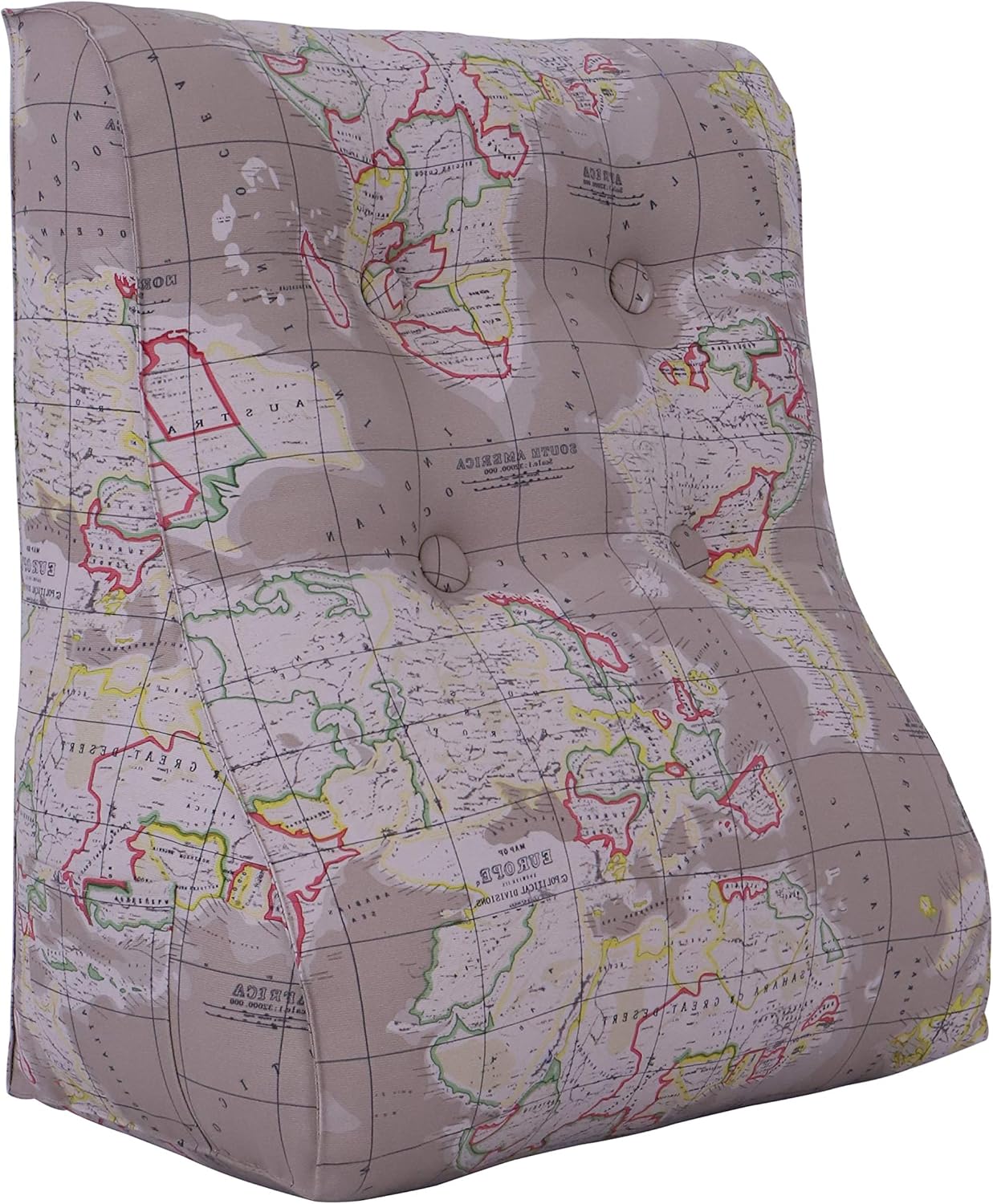 Buy VERCART Ergonomic Reading Bed Rest Pillow Curved Shape Heightening