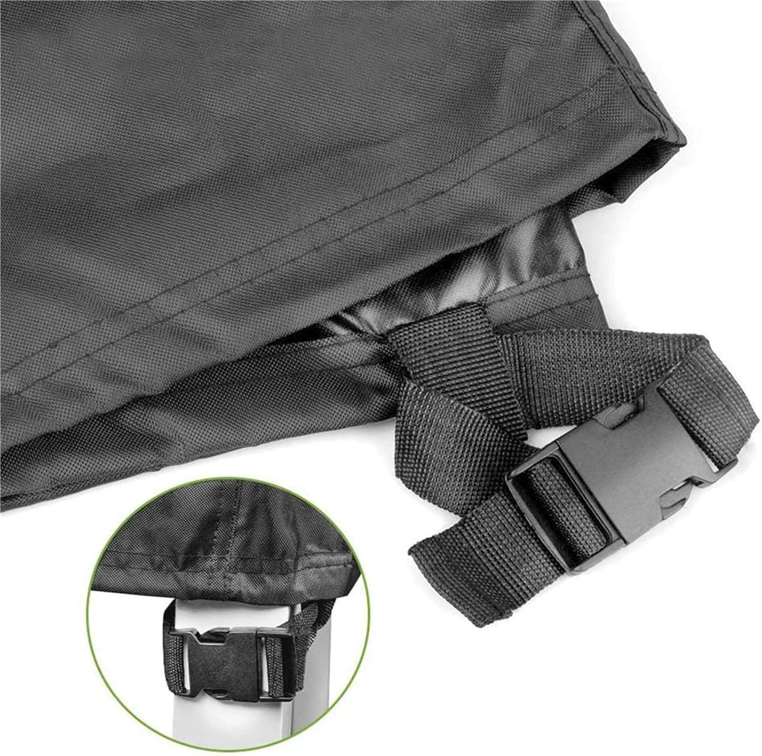 Swing Seat Cover Outdoor Patio Swing Chair Cover, Water-Resistant Windproof All Weathers Protection, Black Swing Cover