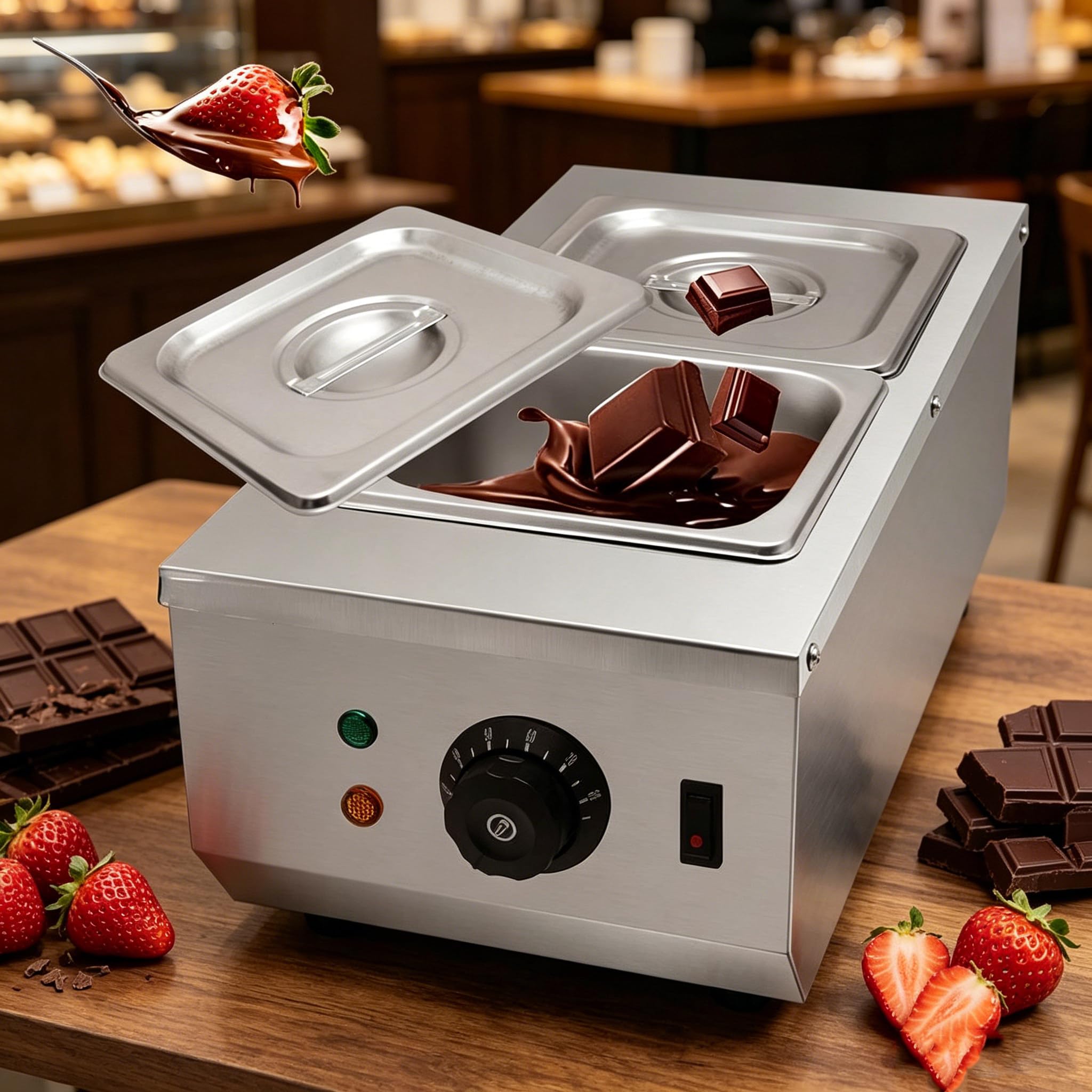 Chauffe-chocolat électrique automatique pour réussir vos ateliers de pâtisserie maison