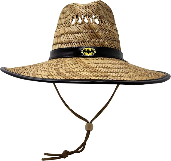 Batman Straw Lifeguard Hat Beige 