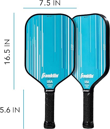 Miniatura 2 de Franklin Sports Paletas Profesionales de Pickleball - Serie Signature Paleta Profesional de Pickleball con Superficie MaxGrit - Paletas de